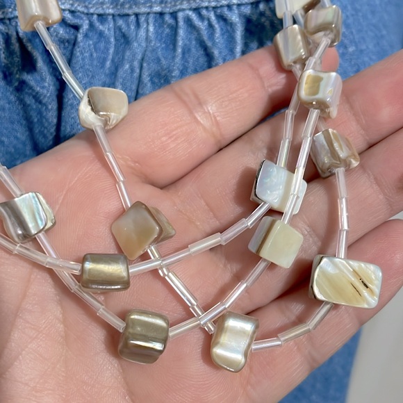 Large necklace mother of pearl - Picture 3 of 7